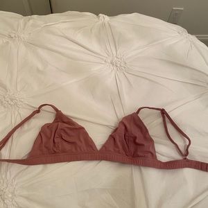 purple/pink bikini top